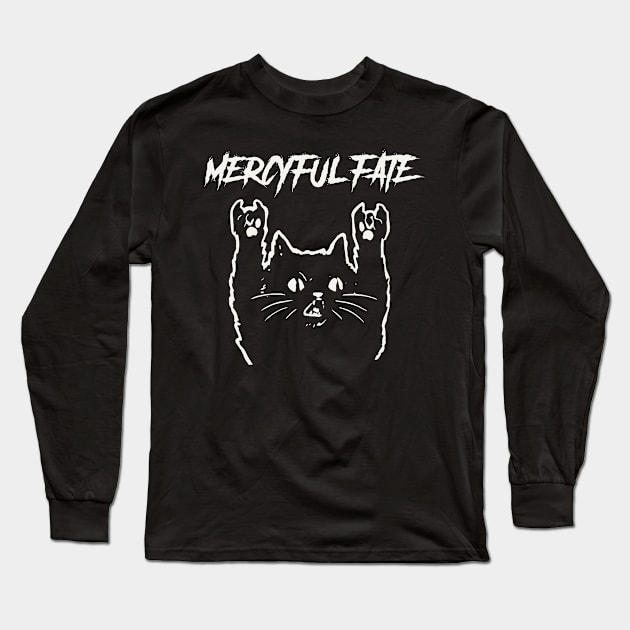 mercyful fate cat calling Long Sleeve T-Shirt by bubur ayam